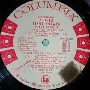 Download Polly Bergen - Bergen Sings Morgan