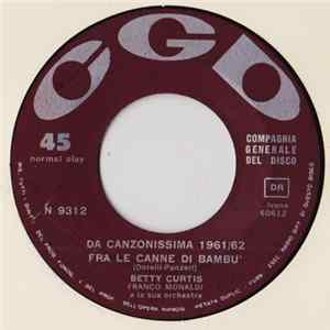 Download Betty Curtis - Fra Le Canne Di Bambù / Nessuno Mai (Tender Passion)