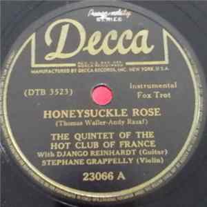 Download The Quintet Of The Hot Club Of France - Honeysuckle Rose / Stomping At Decca