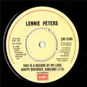 Download Lennie Peters - This Is A Record Of My Love (Happy Birthday, Darling)