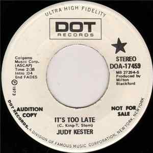 Download Judy Kester - It's Too Late