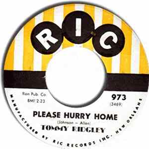 Download Tommy Ridgley - Please Hurry Home / Do You Remember