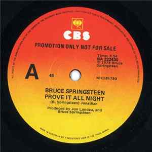Download Bruce Springsteen - Prove It All Night