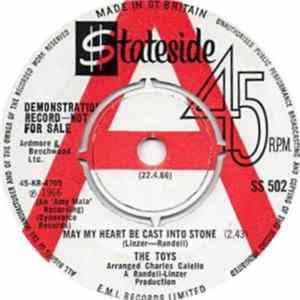 Download The Toys - May My Heart Be Cast Into Stone / On Backstreet
