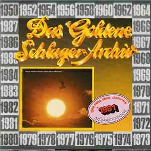 Download Various - Das Goldene Schlager-Archiv - Die Hits Des Jahres 1981
