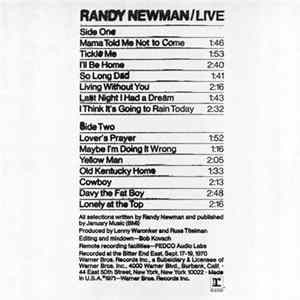 Download Randy Newman - Live