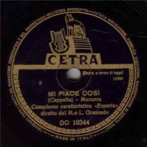 Download Complesso Caratteristico "Esperia" - Mi Piace Così / Nanette
