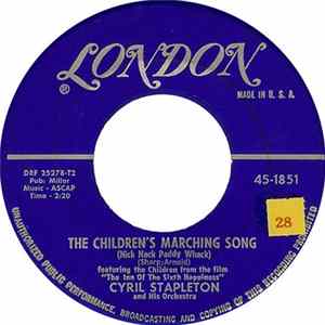 Download Cyril Stapleton And His Orchestra - The Children's Marching Song / The Inn Of The Sixth Happiness