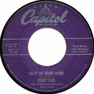 Download Bunny Paul - Leave My Heart Alone / Two Castanets