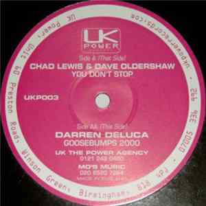 Download Chad Lewis & Dave Oldershaw / Darren Deluca - You Don't Stop / Goosebumps 2000