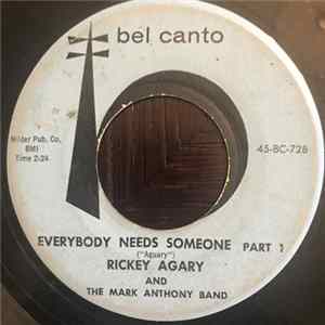Download Rickey Agary And The Mark Anthony Band - Everybody Needs Someone Part 1/2
