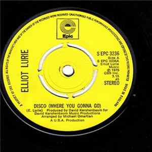 Download Elliot Lurie - Disco (Where You Gonna Go)