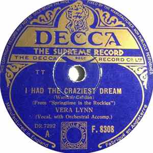 Download Vera Lynn - I Had The Craziest Dream / Really And Truly