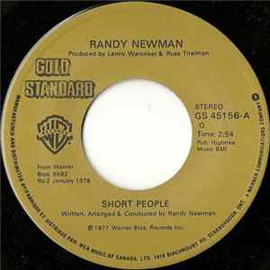 Download Randy Newman - Short People / Baltimore