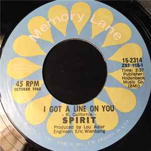 Download Spirit - I Got A Line On You / 1984