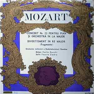 Download Mozart - Orchestra simfonică a Radioteleviziunii Dirijor: Carlo Zecchi Solist: Fausto Zadra - Concert Nr. 23 Pentru Pian Și Orchestră În La Major / Divertisment În Re Major (Fragmente)