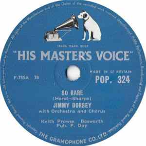 Download Jimmy Dorsey With Orchestra And Chorus - So Rare / Sophisticated Swing