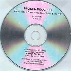 Download James Talk & Dave Robertson - Mine & His EP
