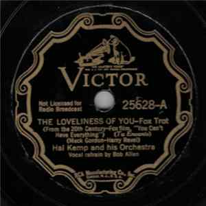 Download Hal Kemp And His Orchestra - The Loveliness Of You / Danger, Love At Work