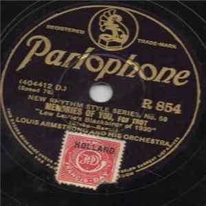 Download Louis Armstrong And His Orchestra / The Three Boswell Sisters - Memories Of You / Gee, But I'd Like To Make You Happy