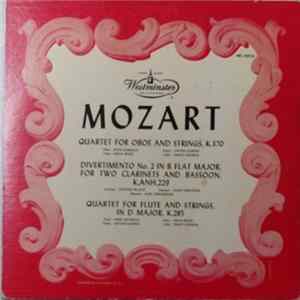 Download Wolfgang Amadeus Mozart - Quartet For Oboe And Strings, K.370 / Divertimento No.2 B Flat Major, K.ANH.229 / Quartet For Flute And Strings, D Major, K.285
