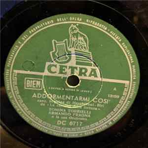 Download Tonina Torrielli, Armando Fragna E La Sua Orchestra - Addormentarmi Cosi