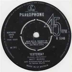 Download Matt Monro - Yesterday