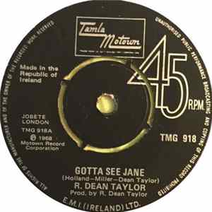 Download R. Dean Taylor - Gotta See Jane