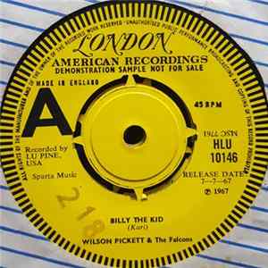 Download Wilson Pickett & The Falcons - Billy The Kid