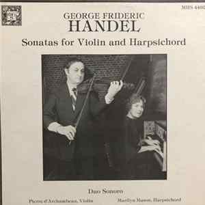 Download Georg Friedrich Handel - Sonatas For Violin And Harpsichord Duo Sonoro