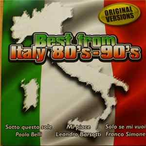 Download Various - Best From Italy 80's - 90's
