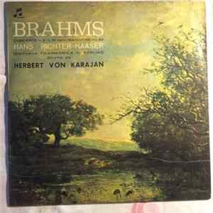 Download Brahms, Hans Richter-Haaser, Herbert von Karajan, Berliner Philharmoniker - Brahms Concerto No. 2 In Si Bemolle Maggiore Op. 83