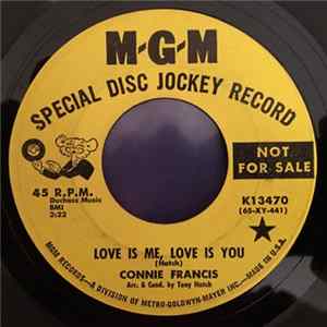 Download Connie Francis - Love Is Me, Love Is You