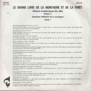 Download Various - Le Grand Livre De La Montagne Et De La Foret - Quelques Oiseaux Et Mammifères De La Montagne - Disques 2