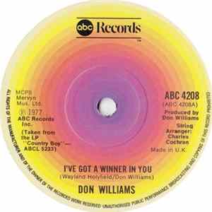 Download Don Williams - I've Got A Winner In You / Fly Away