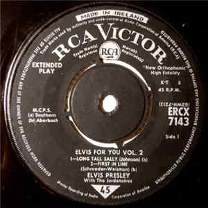 Download Elvis Presley With The Jordanaires - Elvis For You Vol. 2