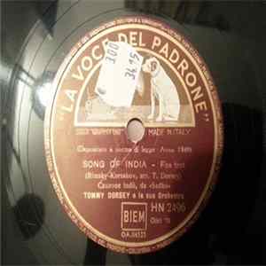 Download Tommy Dorsey E La Sua Orchestra - Song Of India / I'm Gettin' Sentimental Over You