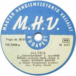 Download Rátonyi Róbert / Szilvássy Margit - Jaj Cica / Messze A Nagyerdő