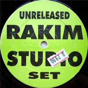 Download Rakim - Unreleased Rakim Studio Set