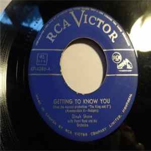 Download Dinah Shore - Getting To Know You