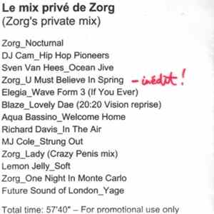 Download Zorg - Le Mix Privé de Zorg (Zorg's Private Mix)