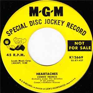 Download Connie Francis - Heartaches / I Miss You So