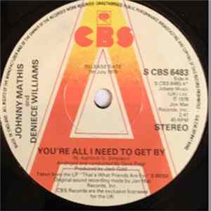 Download Johnny Mathis And Deniece Williams - You're All I Need To Get By