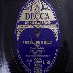 Download Vera Lynn - A Nightingale Sang In Berkeley Square / A Little King Without A Crown
