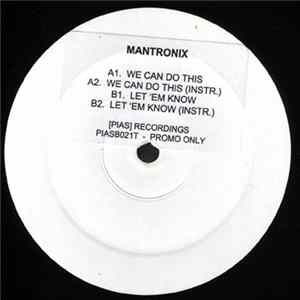 Download Mantronix - We Can Do This