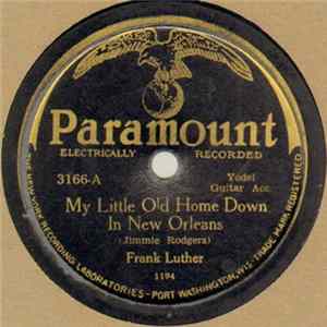 Download Frank Luther - My Little Old Home Down In New Orleans / Oklahoma Blues