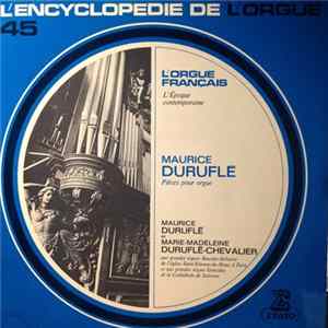 Download Maurice Duruflé Et Marie-Madeleine Duruflé-Chevalier - Pièces Pour Orgue