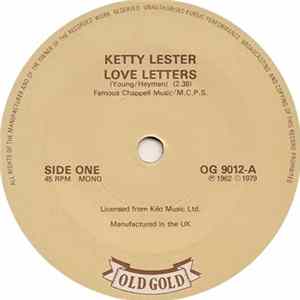 Download Ketty Lester / The Casinos - Love Letters / Then You Can Tell Me Goodbye
