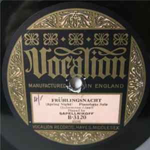 Download Sapellnikoff - Frühlingsnacht / Grande Valse Brillante