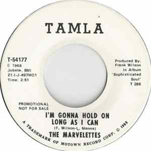 Download The Marvelettes - I'm Gonna Hold On Long As I Can
